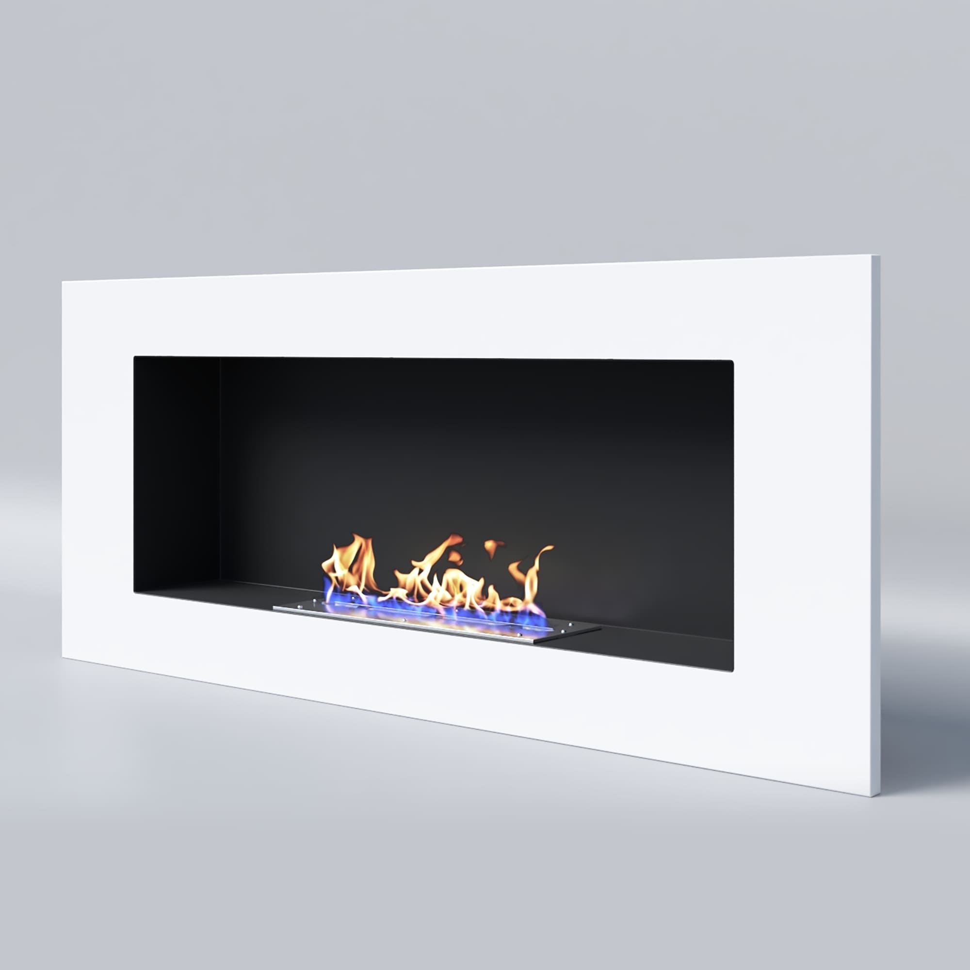 Биокамин "Русский огонь" Лайт Бланк 1200V с защитным и декоративным стеклом по цене 33 100 руб.