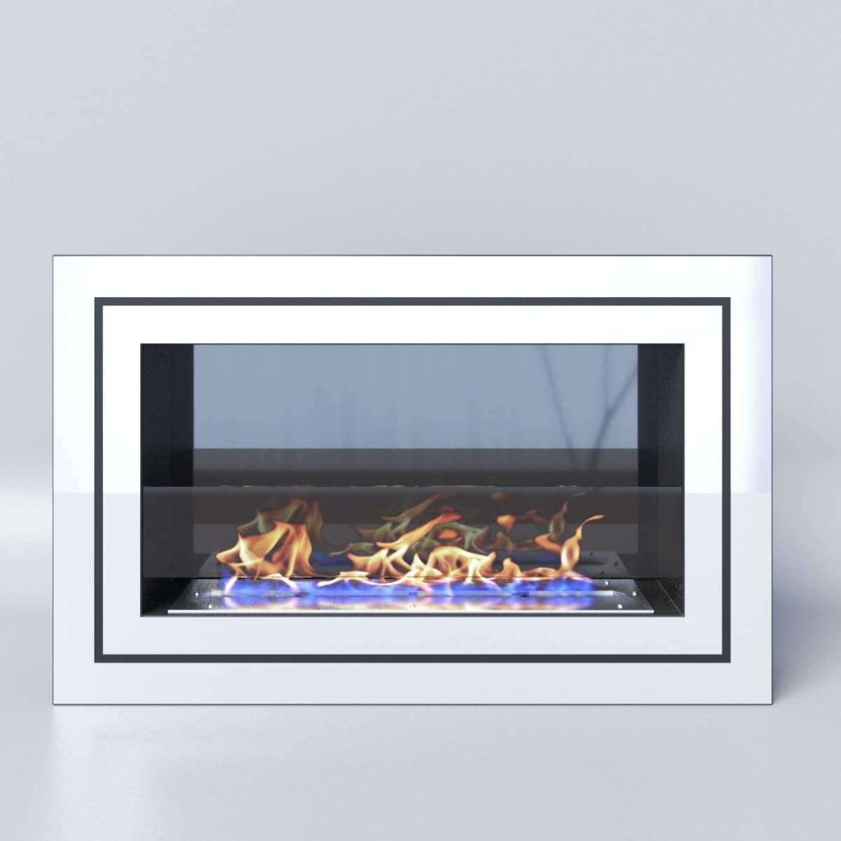 Биокамин "Русский огонь" Стенли 800V встраиваемый (высота 500мм.) с защитным стеклом по цене 35 350 руб.