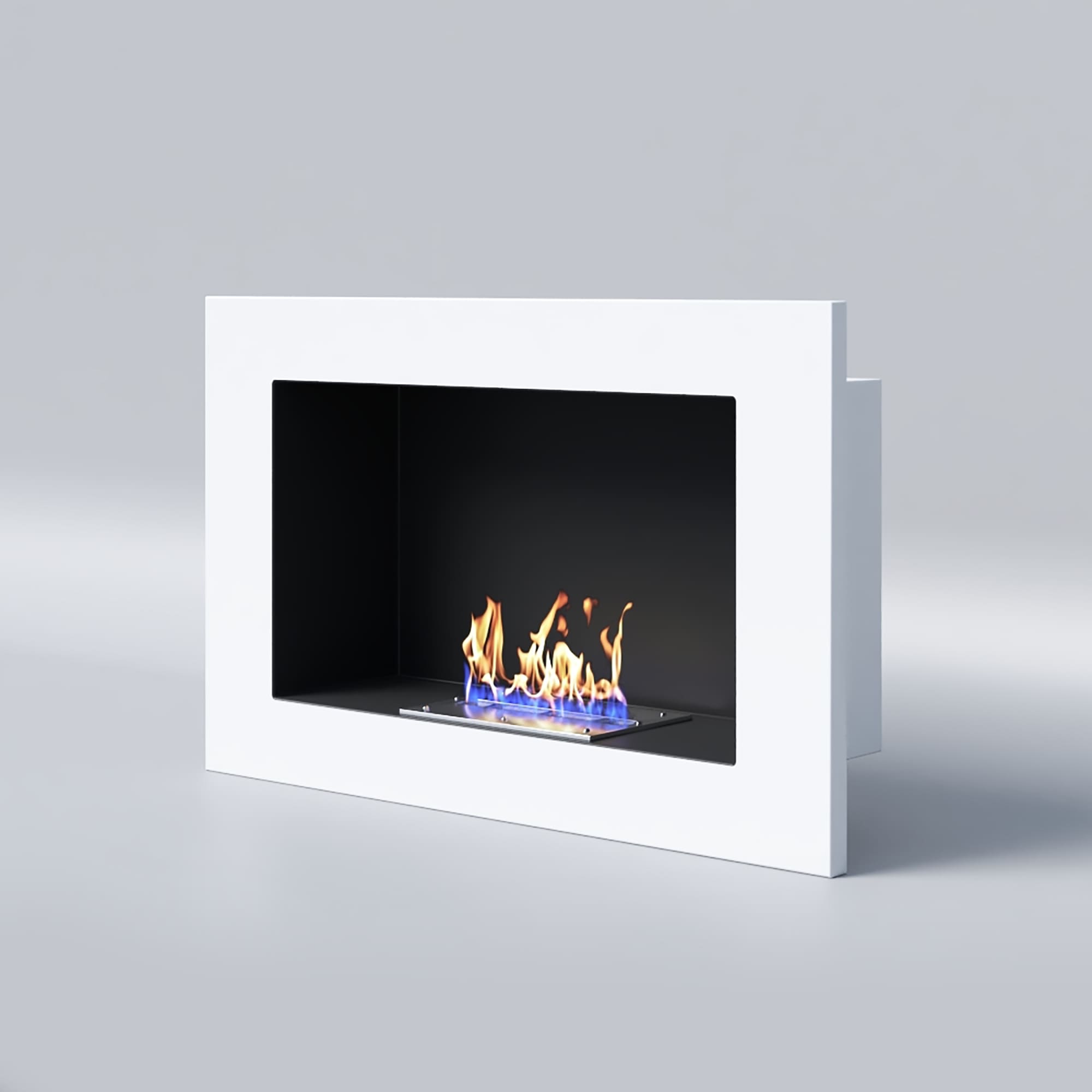 Биокамин "Русский огонь" Лайт Бланк 650V с защитным и декоративным стеклом по цене 16 500 руб.