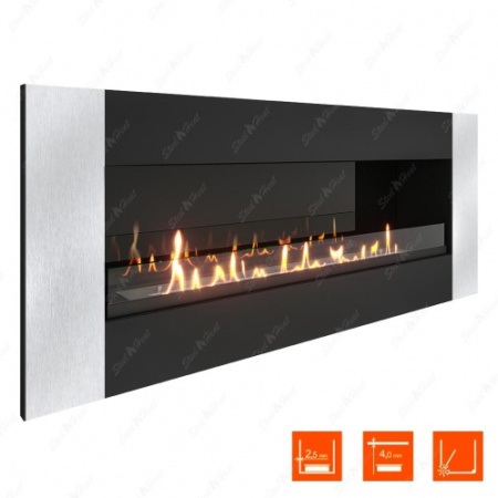 Биокамин SteelHeat GRAND-V 1200 XL стекло + стемалит по цене 55 648 руб.