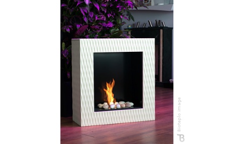 Биокамин Bioteplo 3D-Cube WHITE по цене 110 500 руб.