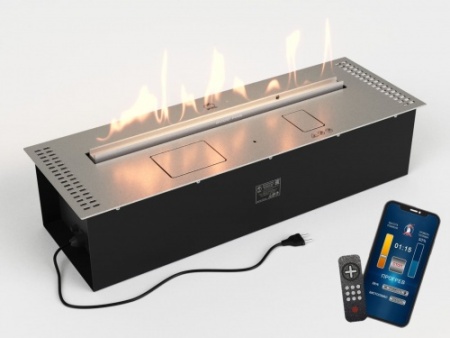 Автоматический биокамин Lux Fire Smart Flame 800 RC INOX по цене 310 970 руб.