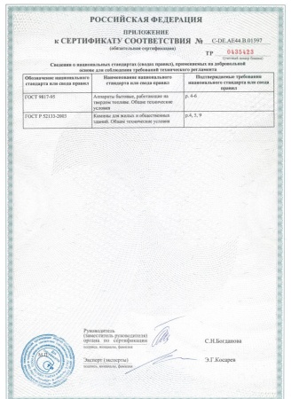 
Газовая топка Vero Design NI G2 H1