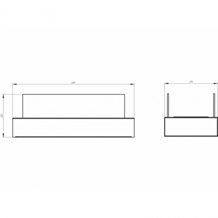 Биокамин Twinkle grey по цене 17 594 руб.